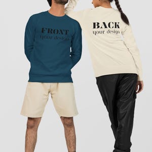 Custom Design Sweatshirt, Custom Text Bodysuit, Double Sided Custom Kids Shirt,Front and Back Personalized Shirt,Your Own Design Shirt