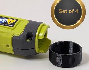 Personalized Ryobi USB Lithium End Caps Set of 4, Threaded and Click