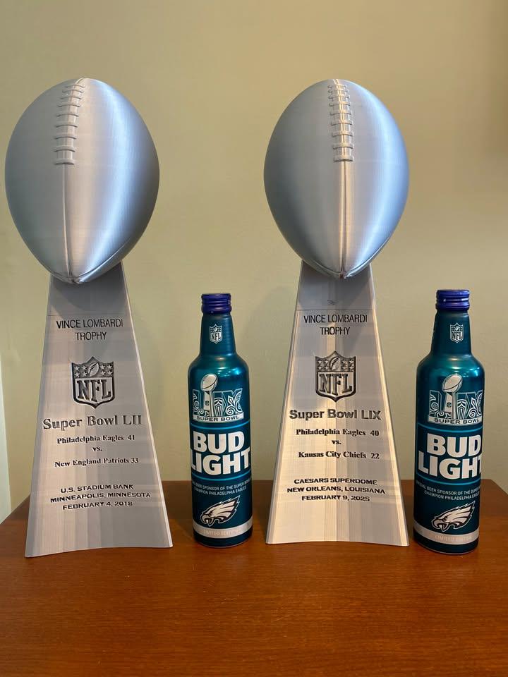 Extra Large 18 inches - Eagles Super Bowl Trophy - Vince Lombardi Trophy