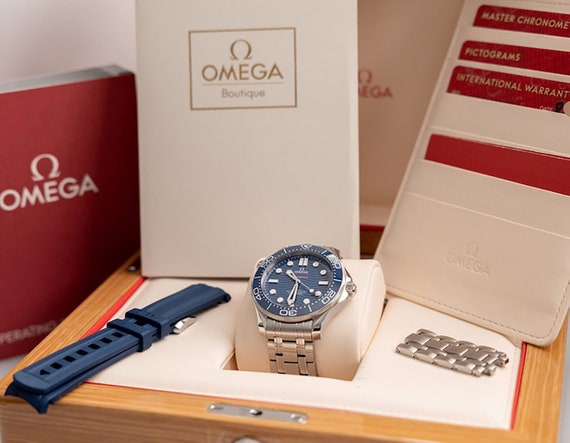 Omega Seamaster Automatic Blue Dial Steel Men’s W… - image 7
