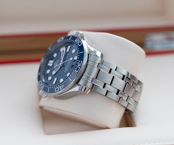 Omega Seamaster Automatic Blue Dial Steel Men’s W… - image 5