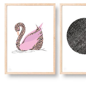 Swan Printable, Printable Wall Art, Nursery Wall Art, Kids Room Printable, Nursery Printable,  instant download