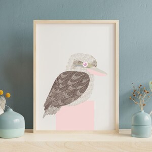 Kookaburra Printable, Printable Wall Art, Nursery Wall Art, Kids Room Printable, Nursery Printable,  instant download