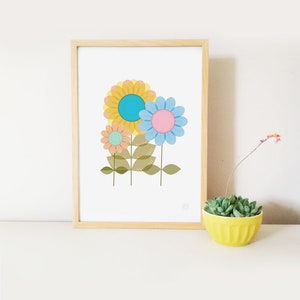 Bloom Printable Wall Art, Nursery Wall Art, Kids Room Printable, Nursery Printable,  instant download