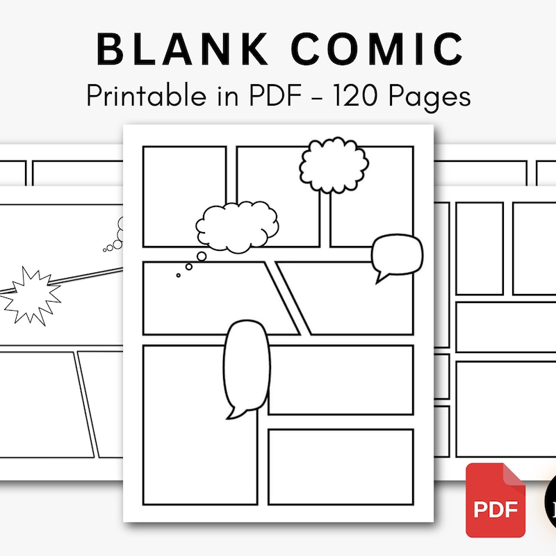 Blank Drawing Book - Etsy