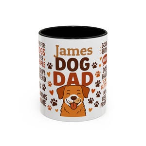 Kundengerechte Hundepapa-Akzent-Kaffeetasse