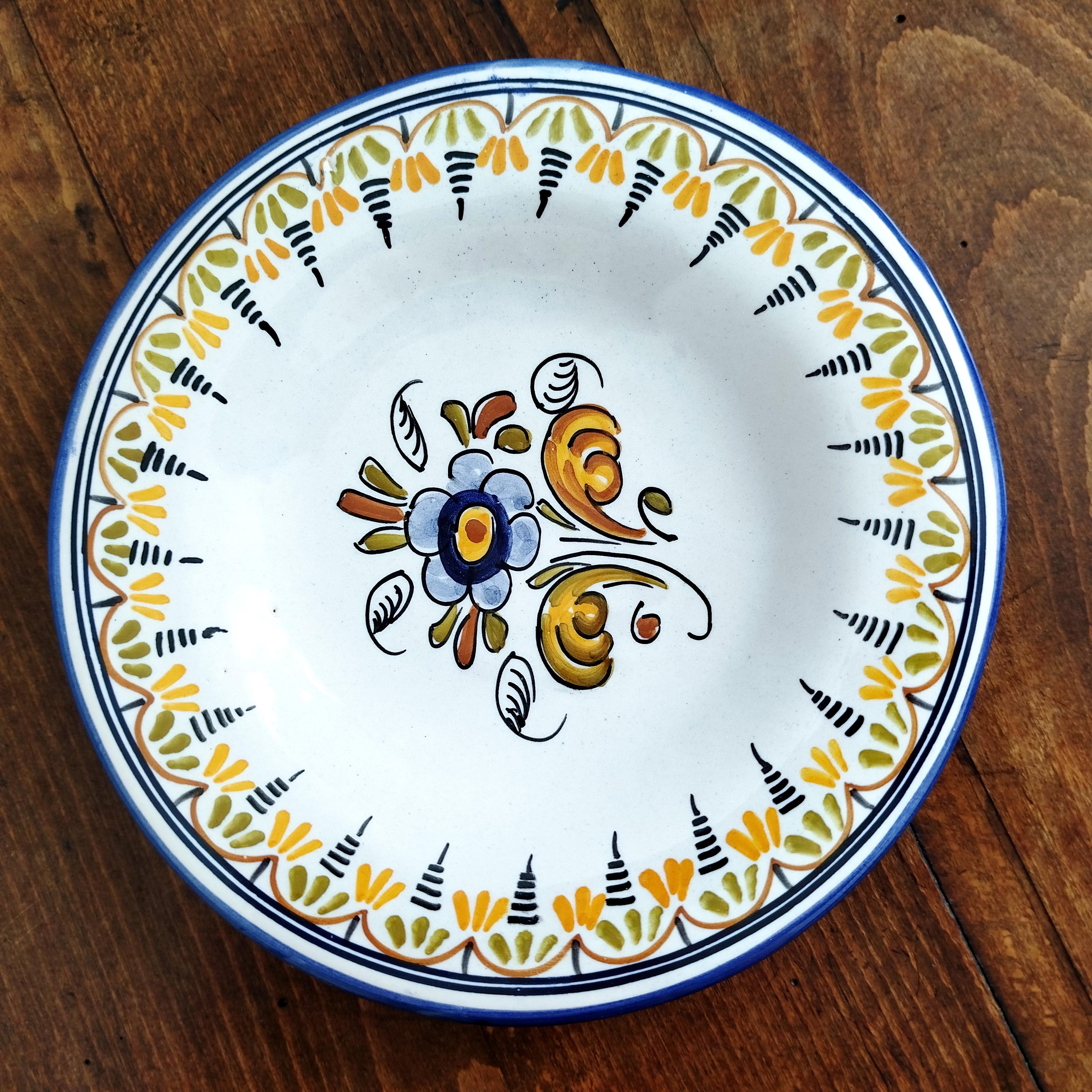 Talavera El Carmen Plate 18cm – Vintage Mexican Pottery – Hand