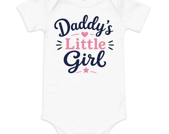 Daddy's Little Girl Bodysuit | Father's Day Infant Outfit