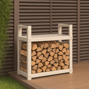 Fireplace Wood Shed Plan | Firewood Shelter Plans - Easy Firewood Storage Plans