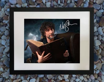 Neil Gaiman Autograph Signed REPRINT Fantasy & Graphic Novel Legend 8x10 Poster Print