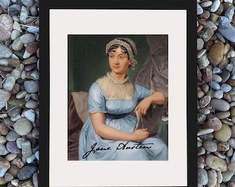 Jane Austen Autograph Signed REPRINT Literary Legend Pride And Prejudice 8x10 Poster Print