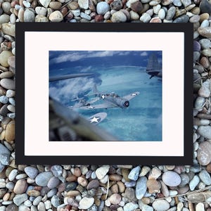 WWII Pacific War Planes Poster Photo – Historic Military Aircraft – Framed or Unframed