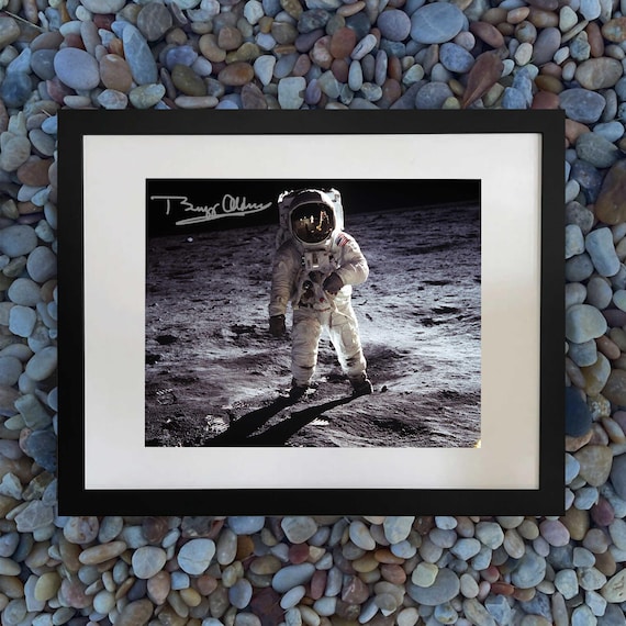 Buzz Aldrin Autograph Signed REPRINT Iconic 