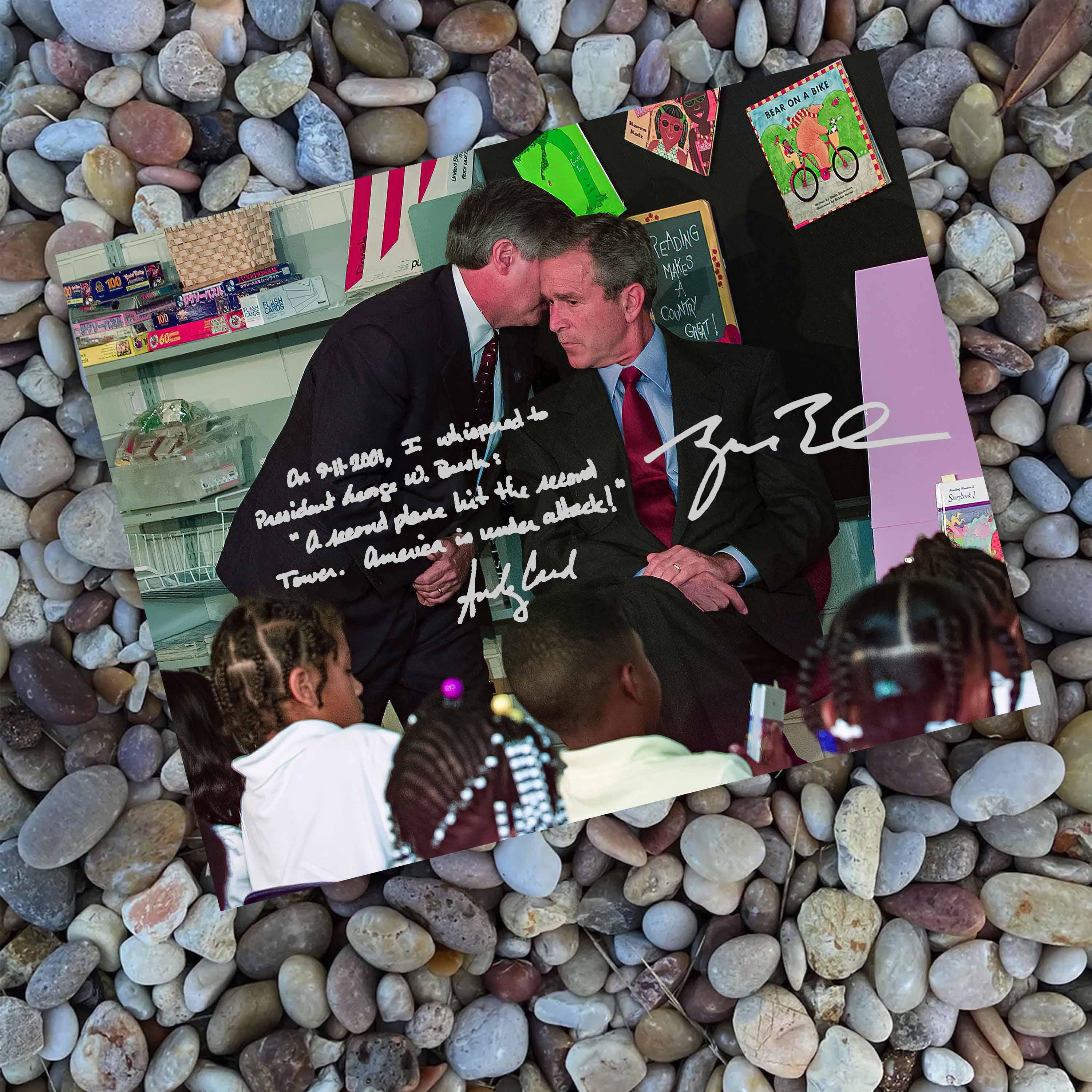 George W. Bush Autograph Signed REPRINT 9/11 Moment America Under ...