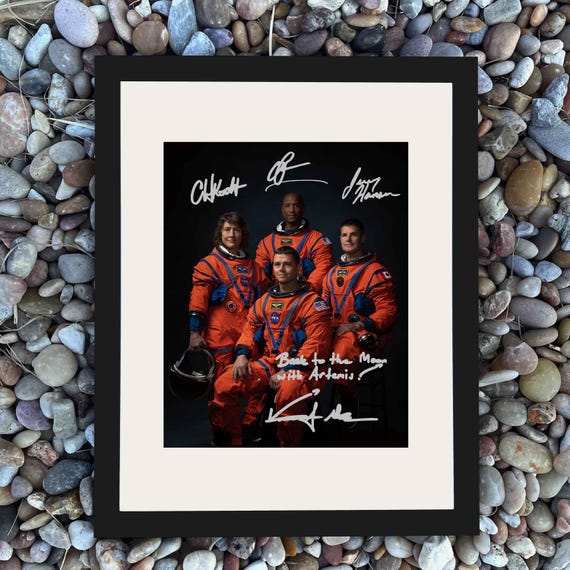 Artemis II Autograph Signed REPRINT Crew Signed Moon Mission NASA