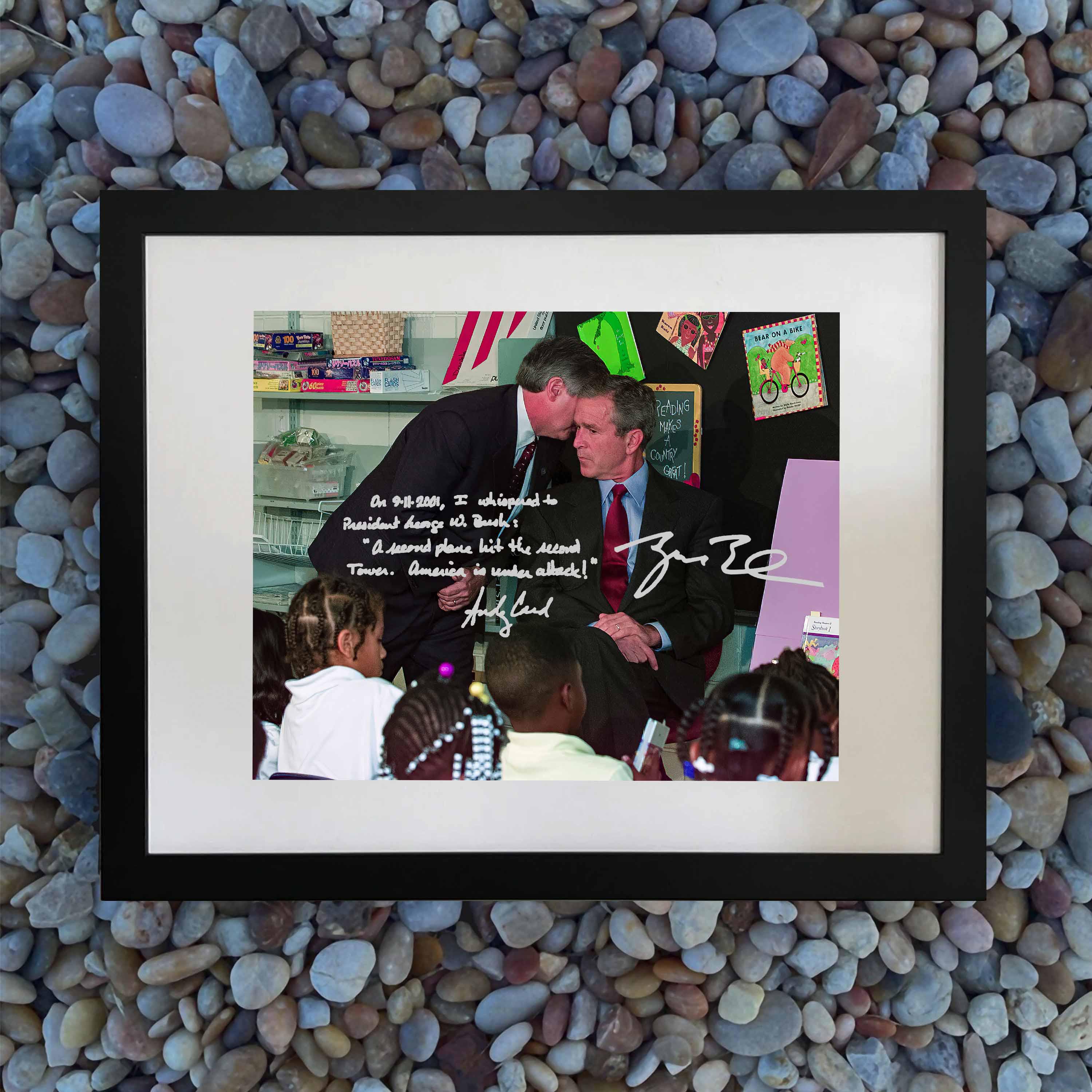 George W. Bush Autograph Signed REPRINT 9/11 Moment America Under ...