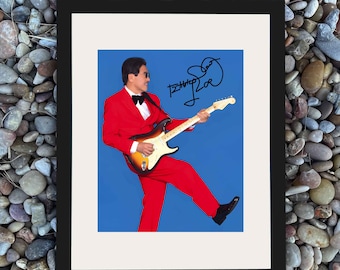 Réimpression autographe Masayoshi Takanaka signé 8 x 10 impression légende de la guitare japonaise