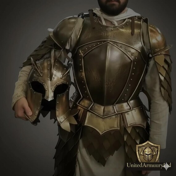 Kings Guard Steel Armor Suit: Game of Thrones Cosplay - Full Body