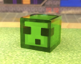 Minecraft-Inspired Slime Cube - Fan Made 1.25" Resin Miniature