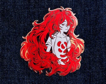 Padparadscha Enamel Pin – Houseki no Kuni Hnk Pin – Land of the Lustrous