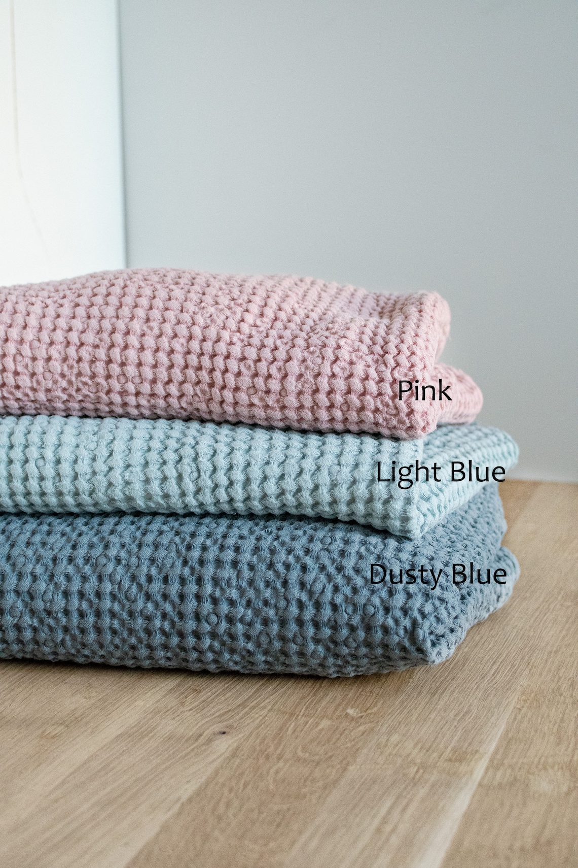 Blush pink linen throw blanket Washed bedspread bed cover Boho Etsy