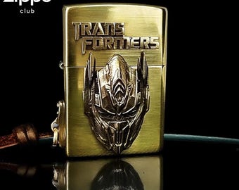 Rare Limited Production Armor Deep Carved Transformers Zippo