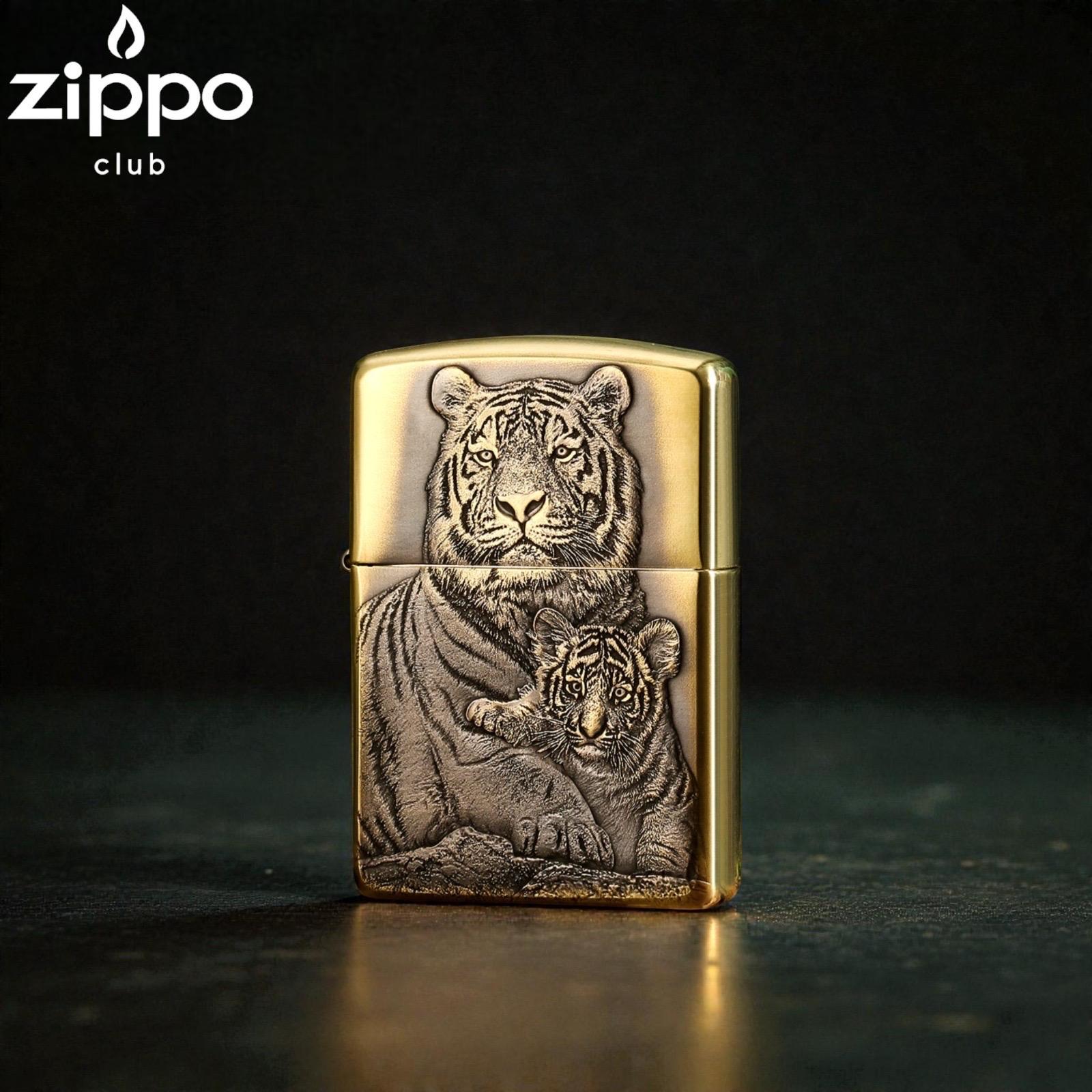 Tiger Zippo - Etsy