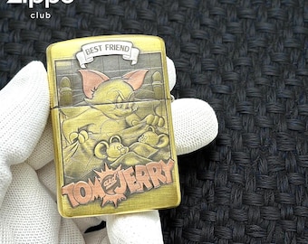 トムとジェリー ジッポーライター：真鍮製、アニメコレクターズ