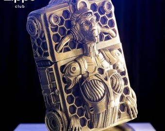 Ex Machina Cyberpunk Collectible Lighter – 3D Robot Sculpture Design