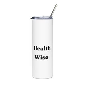 Health Inspired Stainless Steel Tumbler | Motivational Travel Mug | Perfect Gift for Wellness Enthusiasts, Personal Use, Hydration, [...]