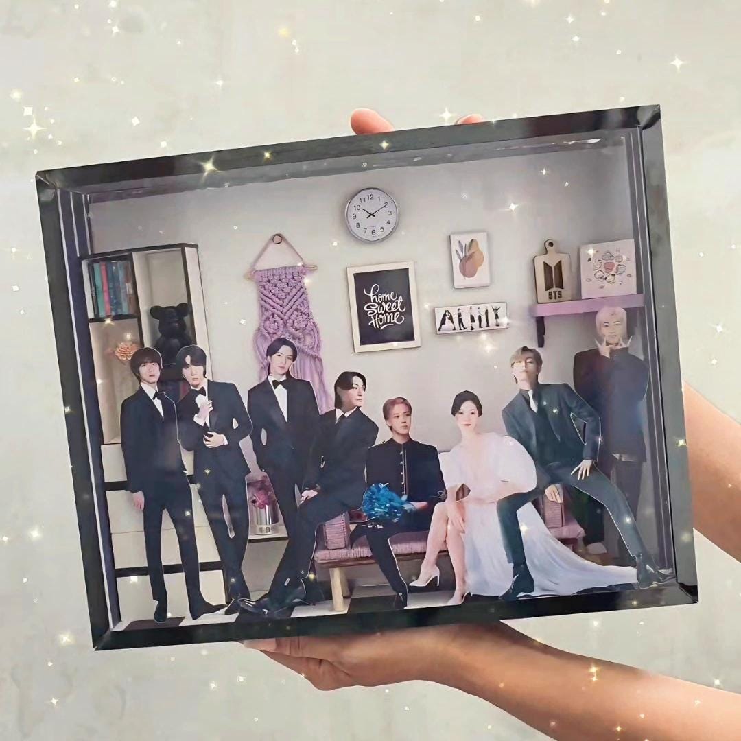 BTS Army Frame Diorama Inspiration- Personal Custom Miniature Doll ...