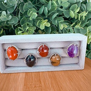 Fluorite Adjustable Rings