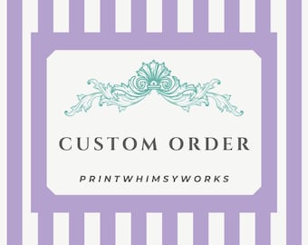 Custom Digital Design – Personalized Games, Handprint Art and Clipart, Add Photo, Digital Download