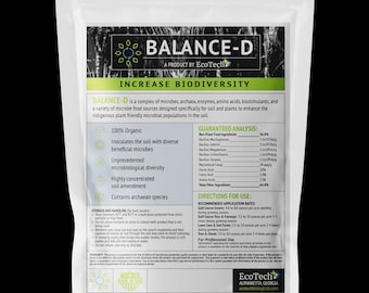 Balance-D Microbial Soil Inoculant (16 oz) | Turf & Lawn Nutrient Efficiency Booster | Root Health