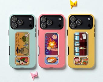 Japanese Anime Ticket Tough MagSafe Phone Case, Manga Cartoon Receipt, iPhone 17