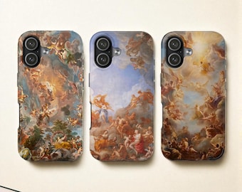 Vintage Angel Painting Tough MagSafe Phone Case, Renaissance Art Cover, iPhone 17
