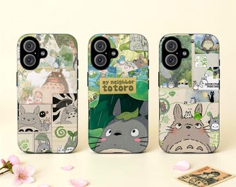 Japanese Anime Studio Collage Tough MagSafe Phone Case, Kawaii Manga Cover, iPhone 17