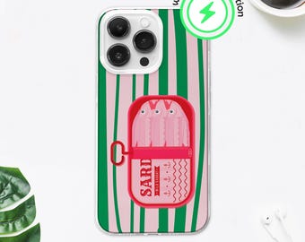Retro sardineblikjes telefoonhoesje: Italian Summer Tomato Girl Cover, iPhone 17