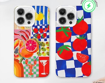Tomato Girl MagSafe Phone Case, Preppy Italian Summer Phone Cover, iPhone 17