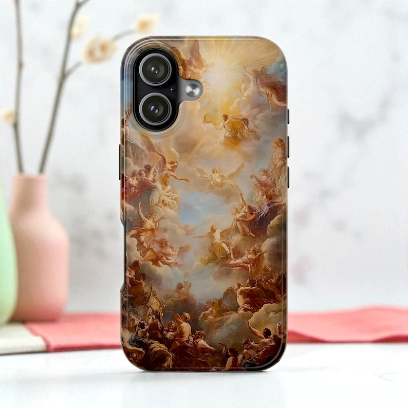 Vintage Angel Painting Tough MagSafe Phone Case, Renaissance Art Cover, iPhone 17 16 15 14 13 12 11 X XR XS XMAX SE2020 8 7 6, google pixel 9 8 7 6 5 4 3 2, Samsung S25 S24 S23 S22 S21 S20, iphone 17 air, iphone 17 pro max, fallen angel case, angel cherub moodboard, famous painting case, Grunge Renaissance cover, goth case, Baroque Aesthetic, Decoden Phone Case, retro angel case, angelcore cover, whimsical case, angel number case, lucifer case, celestial case, coquette aesthetic, nostalgia gift