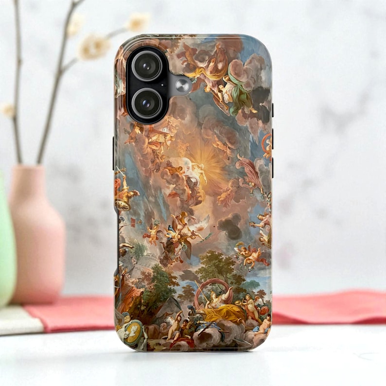 Vintage Angel Painting Tough MagSafe Phone Case, Renaissance Art Cover, iPhone 17 16 15 14 13 12 11 X XR XS XMAX SE2020 8 7 6, google pixel 9 8 7 6 5 4 3 2, Samsung S25 S24 S23 S22 S21 S20, iphone 17 air, iphone 17 pro max, fallen angel case, angel cherub moodboard, famous painting case, Grunge Renaissance cover, goth case, Baroque Aesthetic, Decoden Phone Case, retro angel case, angelcore cover, whimsical case, angel number case, lucifer case, celestial case, coquette aesthetic, nostalgia gift