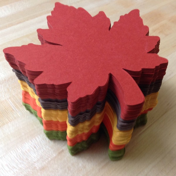 Ready to Ship Extra Large 5 Inch Maple Leaf die cuts