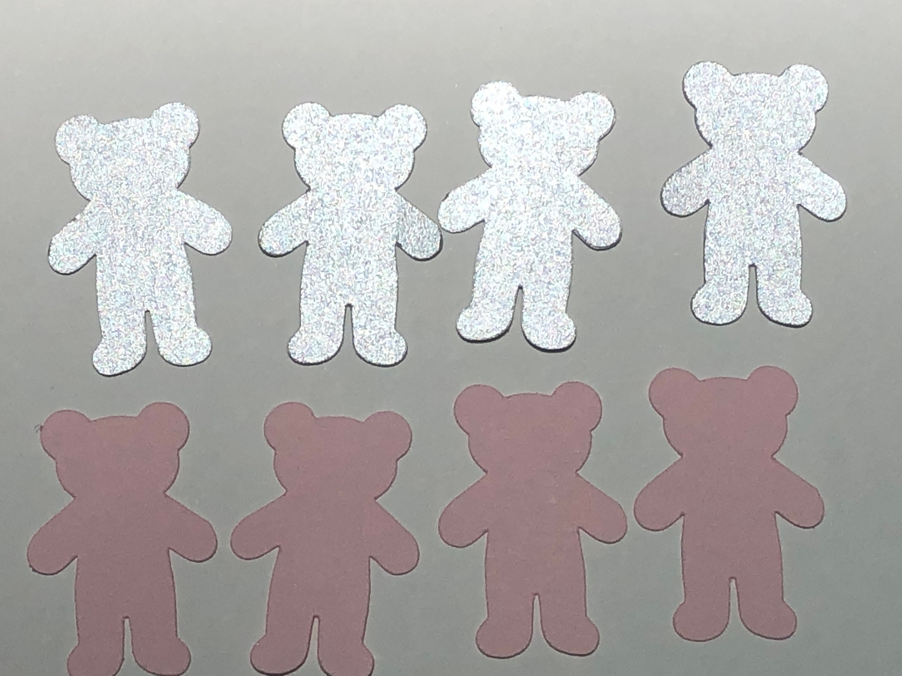 Teddy Bear Paper Confetti Die cuts