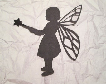 4 Fairy Silhouette Die Cuts