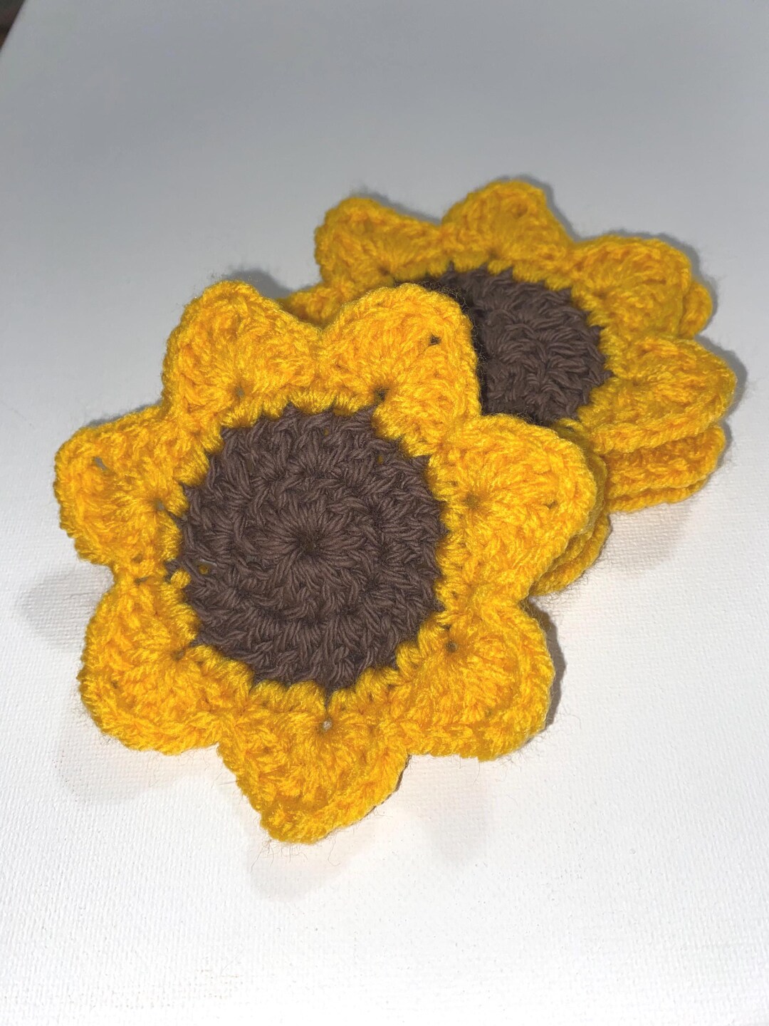 Sunflower Coaster Crochet Pattern | Beginner Friendly | Digital ...