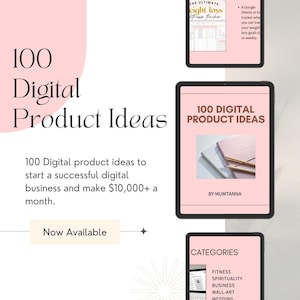 100 idées de produits numériques à fabriquer à 10 000 USD/mois | Idées de revenus passifs PDF | Activités annexes pour 2025/26 | Guide Gagner de l&#39;Argent en Ligne