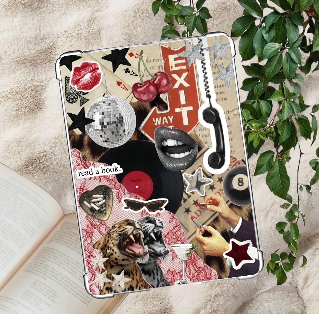 Hot Girl Femme Fatale Aesthetic | Printable Kindle Insert | Clear Case ...