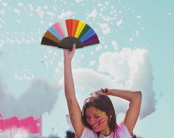 Pride Hand Fan  -  Folding Fans for Festivals