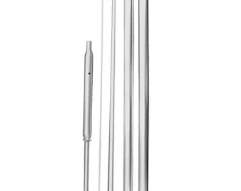 Flagpole Assembly Kit | Versatile Heavy Duty Aluminum Hybrid Design for Flags, Banners, Beaches