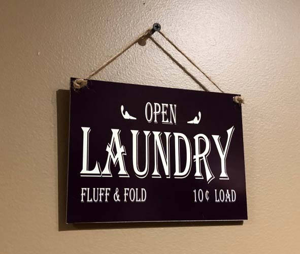 Fluff and Fold Sign - Laundry Room Wall Decor | Smallwoods